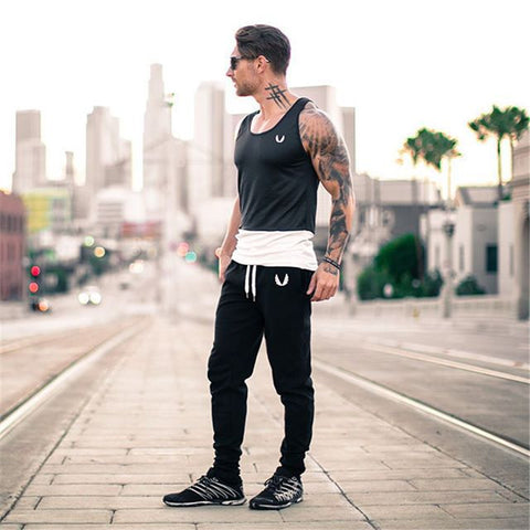 YEYINUO Fashion Brand Bodybuilding Tank Tops Men Fitness Singlets Golds Gyms Clothing Mens Sleeveless Shirt High quality Vest