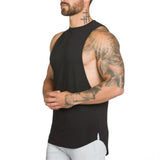 Brand gyms clothing mens fitness singlet cotton bodybuilding stringer tank top men sleeveless shirt zyzz muscle vest
