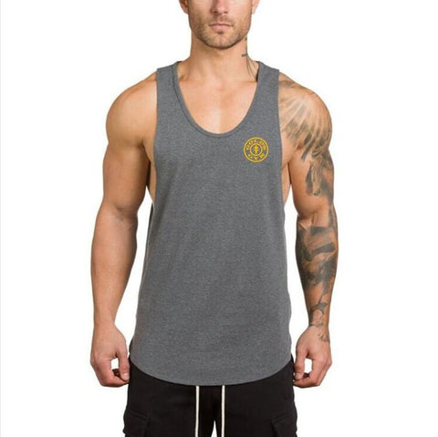 Brand Fitness Clothing Gyms singlets Men Tank Tops Mens Bodybuilding Stringers Tanktop workout golds Sporting Sleeveless T Shirt