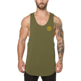 Brand Fitness Clothing Gyms singlets Men Tank Tops Mens Bodybuilding Stringers Tanktop workout golds Sporting Sleeveless T Shirt