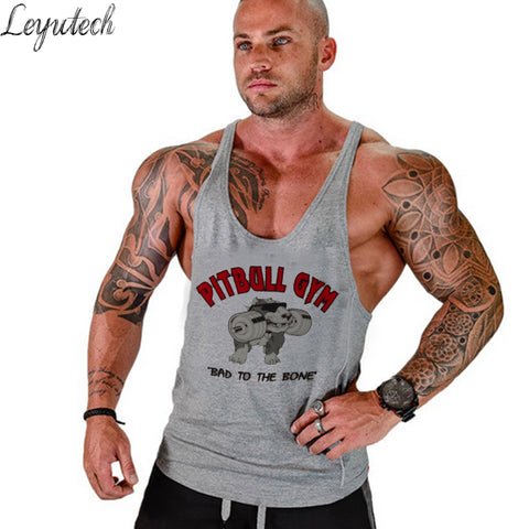 Bodybuilding Tank Tops Men Fitness Shirt Solid Undershirt Sportwear Brand Gyms Clothing Shirt Vests Mens Fitness Wear Academia