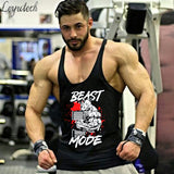 Bodybuilding Tank Tops Men Fitness Shirt Solid Undershirt Sportwear Brand Gyms Clothing Shirt Vests Mens Fitness Wear Academia