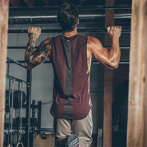 Gyms Clothing Bodybuilding Tank Top Men Fitness Singlet Sleeveless Shirt Cotton Muscle Guys Brand Undershirt for Boy Vest