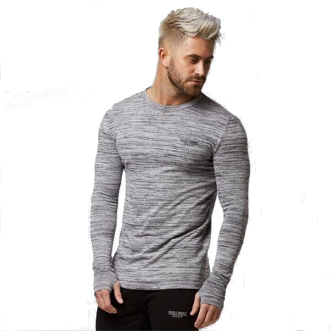 Brand gyms clothing fitness t shirt men fashion extend  summer short sleeve t-shirt cotton bodybuilding muscle guys Bran
