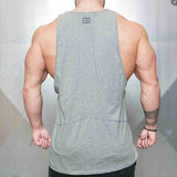 2018 Gyms Brand Clothes body engineers Men's Singlets vest casual Gyms fitness men Bodybuilding loose cotton tank tops