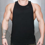 2018 Gyms Brand Clothes body engineers Men's Singlets vest casual Gyms fitness men Bodybuilding loose cotton tank tops
