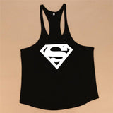 New Arrivals Bodybuilding stringer tank top Superman Gyms sleeveless t shirt men Fitness Vest Singlet sportswear workout tanktop