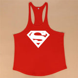 New Arrivals Bodybuilding stringer tank top Superman Gyms sleeveless t shirt men Fitness Vest Singlet sportswear workout tanktop
