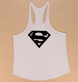 New Arrivals Bodybuilding stringer tank top Superman Gyms sleeveless t shirt men Fitness Vest Singlet sportswear workout tanktop
