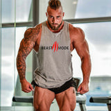 New 2018 fashion cotton  sleeveless shirts tank top men Fitness shirt mens singlet  Bodybuilding Plus size gymvest fitness men