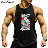 New 2018 fashion cotton  sleeveless shirts tank top men Fitness shirt mens singlet  Bodybuilding Plus size gymvest fitness men