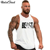 New 2018 fashion cotton  sleeveless shirts tank top men Fitness shirt mens singlet  Bodybuilding Plus size gymvest fitness men